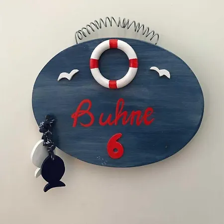 Апартаменты Buhne 6 Mit Meerblick Burgtiefe auf Fehmarn